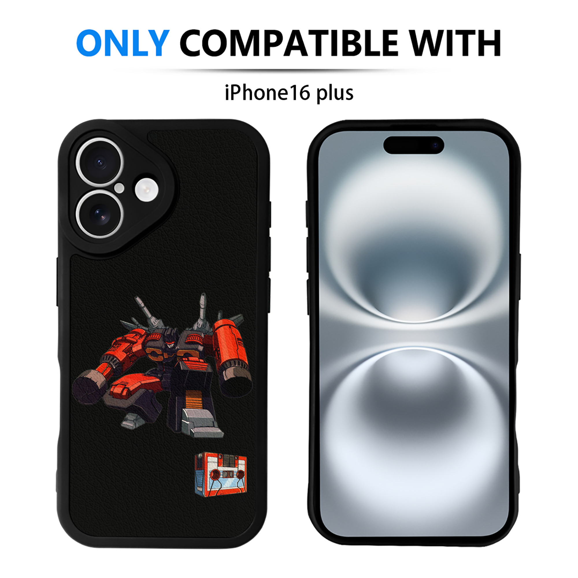 （画像用）  【iPhone 16シリーズ対応】シリコンスマホケース（レザー調） 材質：シリコン